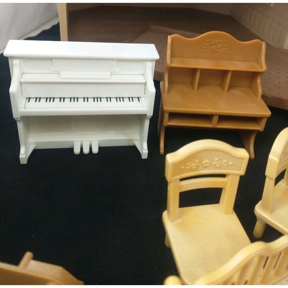 Calico Critters Red Roof Country Doll House Sylvanian Families Incomplete C-Pics - Picture 10 of 16